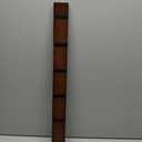 Coat Rack Wall Mount - 4 Hooks, Rustic Wood Coat Hook Racks Farmhouse Wall Coat Rack with Hooks for Coat Hat Towel Purse Robes Mudroom Bathroom Entryway (Brown)