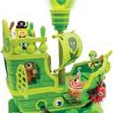 Spongebob Squarepants Movie: The Search for Squarepants - The Flying Dutchman’s Ship Playset with 6 Exclusive Figures, Lights, Motion & Hidden Features for Kids Ages 3+