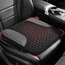 Car Seat Cushion for Driving, Driver Seat Pad with Honeycomb Message Dots - Ergonomic Auto Car Seat Pillow for Long Drives, Office Chair, Truck, Wheelchair - Coccyx & Lower Back Pain Relief - Black