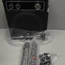 Karaoke Machine, Portable Bluetooth Karaoke Speaker with 2 Wireless Microphones, PA System for Adults Kids with LED Lights & Echo Adjustment, Supports TWS/TF/USB/AUX for Home Party (T03-2 MICS)