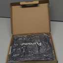 Puroma Bike Cover for 1 Bike, 190T Outdoor Waterproof Bicycle Covers Rain Sun UV Dust Wind Proof with Lock Hole for Mountain Road Electric Bike (Basic Black)