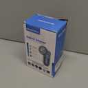 BEAUTURAL Fabric Shaver and Lint Remover, Sweater Defuzzer with 2-Speeds, 2 Replaceable Stainless Steel Blades, Battery Operated, Remove Clothes Fuzz, Lint Balls, Pills, Bobbles Gray