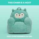 Delta Children Owl Cozee Buddy Chair, Teal