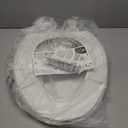 Bemis 7300SLEC Slow Close Toilet Seat, Easy Clean Hinges and Durable Plastic Seat, Made in USA, Elongated, White