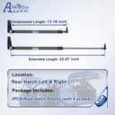 Rear Hatch Shocks Struts Lift Gate Supports Gas Springs Compatible with 2010 2011 2012 2013 2014 Subaru Legacy & Outback, Pack of 2 PCS, Replace PM3074L PM3074R