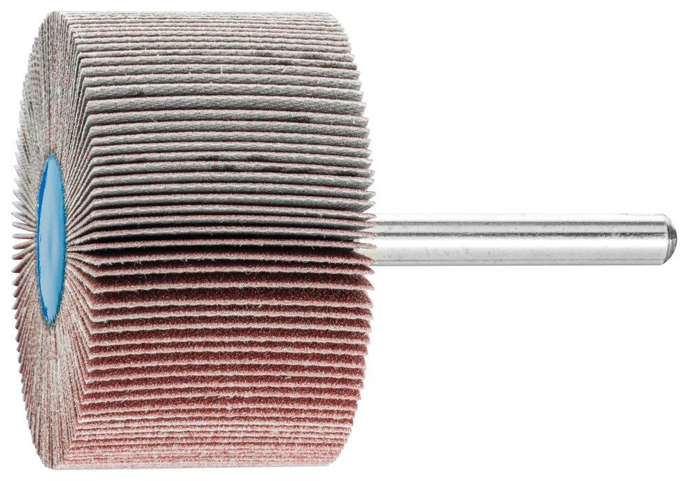 PFERD 45241 Mounted Flap Wheel, Aluminum Oxide A, 2" Diameter x 1" Length, 1/4" Shank, 180 Grit, 23000 Max RPM (Pack of 10)
