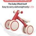 SEREED Baby Balance Bike for 1 Year Old Boys Girls 12-24 Month Toddler Balance Bike, 4 Wheels Toddler First Bike, First Birthday Gifts