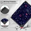 Tuiklol Case for Samsung Galaxy Tab A7 Lite 8.7 inch 2021 Model SM-T220 T225 T227 Built-in S-Pen Holder TPU Protective Hard Back Shell for Tab A7 Lite 7.8'' Smart Cover,North Star