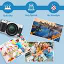 Glossy Photo Paper 8.5 x11,Inkjet Photo Printer Paper, instant DryPicture Paper for Dly chip Bag, Flyers,Cards, Calendars andBrochures(180gsm/48lb)