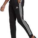 adidas Men's Essentials Fleece Tapered Cuff 3-Stripes Pants, Size 2XL