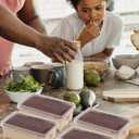 Cabilock Tiramisu Boxes with Lids 20-Pack Clear Plastic Cake Containers for Mousse Desserts Party Favor Boxes Bakery Takeout 4.68X2.83X1.85 Inches