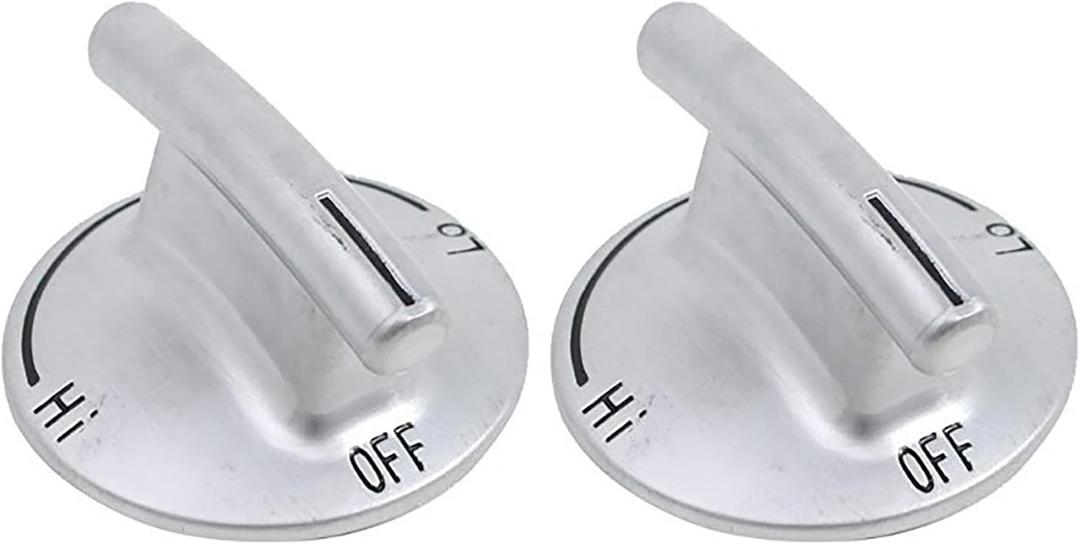 2 Pcs 74007733 Burner Knob Compatible WP 7733P410-60 AP6011505 74007733 PS2375871 AP5668987