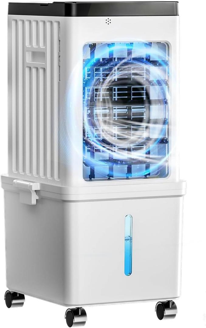 Portable Air Conditioners,Evaporative Swamp Air Cooler 3-in-1 Free Standing Cooling AC Unit with Fan & Humidifier,Windowless Portable AC Unit with Remote, Fast Cooling, 7H Timer for Bedroom,Office