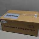 Chocolate Melting Machine Electric Heating Chocolate Tempering Machine Melting Pot Fast and Even Melting Ideal Create for Chocolate,Candy,Butter Making Warming Coffee Milk Wine (Double)