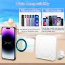 Magnetic Phone Holder for Bogg Bag – Bogg Bag Phone Holder & Accessories Insert, Secure Attachment for Simply Southern & Beach Tote Bags, Compatible with iPhone & Android(Black)