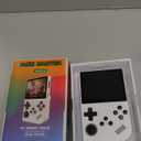 RG35XX Plus Handheld Game Console - 64G TF Card with 3.5 Inch IPS Screen & Linux OS Retro Video Games, Portable Case (White)