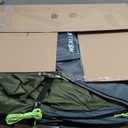 4 Person Easy Pop Up Tent Waterproof Automatic Setup 2 Doors-Instant Family Tents for Camping Hiking & Traveling (110*78*51'', White & Grey)