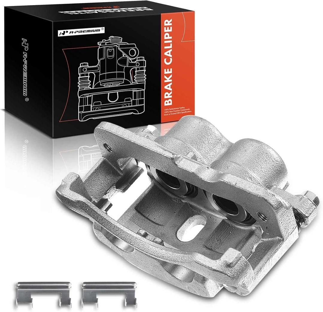 A-Premium Brake Caliper Assembly Replacement for Cadillac Escalade Chevrolet Astro Silverado 1500 2500 GMC Safari Savana 1500 2500 Sierra 1500 2500 3500 2000-2008