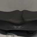 X WING New-Age Noseless Bike Seat Cushion for Men & Women - Extra Padding & Wide - Suitable for City, Electric, Stationary Bikes - Compatible with Peloton Bikes  Wide Winged Bike Seat with Cushion (Black)