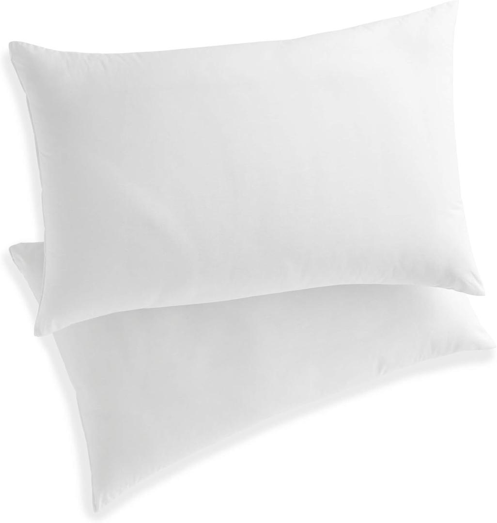 Martex Clean Essentials Pillow Set, Standard, White 2 Pieces