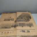 Art3d 12-Pack Smooth Drop Ceiling Tile 2ft x 2ft - Fire-Rated, Waterproof, Reusable - Premium PVC, No Sag and Breakage - Cover 48 Sq. Ft, White (24*24)