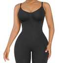 SHAPELLX Shapewear Bodysuit Tummy Control for Women Seamless Waist Trainer Mid Thigh Slim Butt Lift Body Shaper
 Size M/L