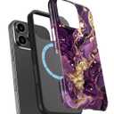 Goodon for iPhone 16 Pro Case, Cute Preppy Floral, MagSafe Compatible
