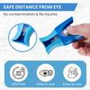 Remedic Eye Drop Guide with Silicone Adapter Reusable Tool for Clean, Precise Eye Drop Application Easy to Use Eye Drop Helper for Seniors, Caregivers & Family Fits Most Eye Drop Bottles
