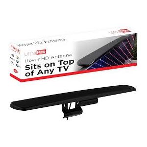 UltraPro Hover Digital TV Antenna Indoor for Smart TV, Long Range HD Local Channels, Easy Mount on Top Design, Supports 4K 1080P HDTV VHF UHF, 360° Reception, 83713