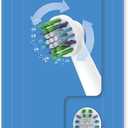 Amazon Basics Braun Electric Toothbrush Replacement Brush Heads, Floss-Like Bristles for Plaque Removal, Fits Oral-B, 3 Count, White