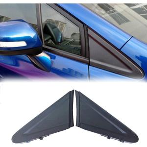 1 Pair Left + Right Car Side Mirror Corner Triangle Cover Trim 75490-TR0-A0175495-TR3-A01 Fit for Honda Civic 2012 2013 2014 2015 Black