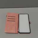 Defencase Compatible with Samsung Galaxy S24 Plus Case Wallet with RFID Blocking Card Holder for Women Men, PU Leather Magnetic Snap Flip Zipper Strap Phone Case Fit for Galaxy S24 Plus 5G 6.7", Pink