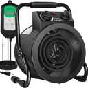 Greenhouse Heater with Thermostat, Large Size, 1500W Electric Heater, Fast Heating, Overheat Protection, Auto Temperature Control with Digital Display, for Winter Plants and Grow Tent