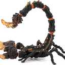 Schleich Eldrador Creatures - 8" Lava Scorpion Action Figure - Movable Scorpion Toy for Boys and Girls - Mythical Creature Figurine - Durable Fantasy Animal Beast Monster Toys for Kids Ages 7+ | 70142
