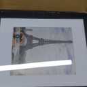 11x14 Picture Frame Set of 4, Made of Glass and Black Wooden Frame, Display 8x10 Pictures with Mat or 11 x 14 Posters without Mat for Wall Mounting, Gallery Photo Frames