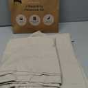 King Pillow Cases Set of 2 - Ultra Soft Hotel Quality Pillowcase Covers - Comfy, Cozy & Wrinkle Free - Shrinkage, Stain and Fade Resistant - Machine Washable Pillow Protectors - 2 Piece Set - Cream