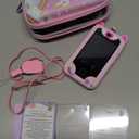 Kids Smart Phone for Girls Toys, Gifts for 3-10 Year Old Girl Boy Christmas Birthday Kids Toys, 2.8" Touchscreen Toddler Learning Cell Toy Phone with Dual Camera, Game, Music Player, 8GB Card Pink