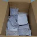 100 Pack Maxtek Premium Thick White Paper CD DVD Sleeves Envelope with Window Cut Out and Flap, 100g