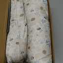 Toddler Pillow with Pillowcase - 13x18 My Little Dreamy Kids Travel Bed Pillows for Sleeping, Organic Cotton Small Pillowcase, Soft & Breathable, Machine Washable, Toddlers 2-5 years old (Flora Vale)