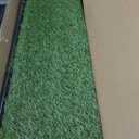 MEEXPAWS Dog Grass Pee Pads for Dogs with Tray | Extra Large 45×34 in | 2× Dog Artificial Grass Pads Replacement| Rapid Drainage | Indoor Litter Box | Hemmed Edge