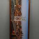 12x36 Poster Frame, 12x36 Panoramic Picture Frame, Solid Wood Poster Frame-Horizontal and Vertical Wall Hanging for Home, Exhibition, Caffe(Brown)