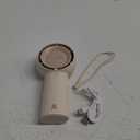JISULIFE Handheld Portable Turbo Fan [16H Max Cooling Time], 4000mAh USB Rechargeable Personal Battery Operated Mini Small Pocket Fan with 5 Speeds for Travel/Outdoor/Vacation/Concerts - Brown