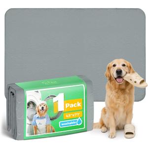 FXW Washable Pee Pads for Dogs, Puppy Pads with Super Absorbent, Specifically Designed for FXW Rollick/Homeplus 32inch 6 Panels Dog Playpen, 43" x 71" Rectangle, Gray, 1 Pack