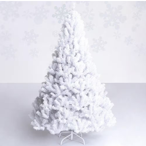 8Ft Artificial PVC Chrismas Tree with Stand White