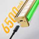 Afyuol Picture Lights for Wall, Brass Battery Operated Picture Light 24in Art Light CCT Dimmable Recharging Battery Wall Light with Remote Control for Living Room Gallery, 1PC24in