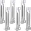 Landhoow 6 Pcs 3" x 11" Latch Guard Plate Cover Electroplated Carbon Steel Door Latch Cover Latch Protector Door Security Strike Plate Against Forced Entry Easy to Install for Outswinging Doors