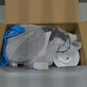 Electric Spin Scrubber, Bathroom Shower Electric Scrubber for Cleaning Tub/Tile/Floor/Sink/Window, Power Cleaning Brush Rechargeable Cordless with 4 Replaceable Cleaner Brush Heads (01 Classic Grey)