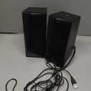 LENRUE Computer Speakers, USB/USB-C Powered PC Speakers with Loud Stereo Sound, Headphone-in for Desktop, iMac, MacBook, Laptop, Monitor (USB-C to USB Adapter Included)