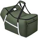 Infant Car Seat Travel Bag for Airplane Compatible with All Nuna Pipa Car Seat and Base,Chicco KeyFit 30 and Base, Padded Car Seat Bags for Air Travel,Car Seat Gate Check Bag with Side Pocket, Green