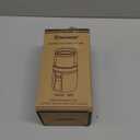 COOL KNIGHT Herb Grinder, Spice Grinder, Electric Grinder with Timer, 304 Stainless Steel Blades and Removable Stainless Steel Bowl, Large Capacity for Quick Grinding of Spices,Herbs,Coffee Beans,etc (Wood Grain 3)